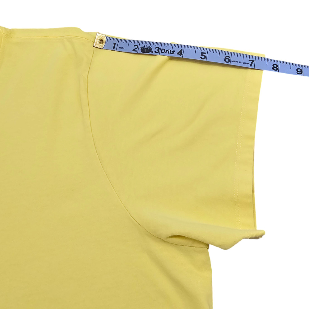 Life is Good Shirt Womens XXL Yellow Crusher Tee Graphic Print Short Sleeve - Picture 11 of 12